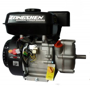 Бензиновый четырехтактный двигатель Zongshen (Зонгшен) ZS 168 FBE-4 с понижающим редуктором 1/2 и автоматическим центробежным сцеплением, электрическим стартером и катушками освещения